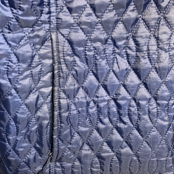 Lands End Quilted Fall jacket - Navy, women’s Small (6-8) - Picture 4 of 6